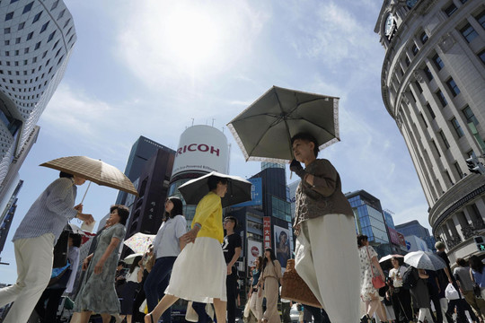 Nắng nóng khắc nghiệt tại Nhật Bản: 23 người thiệt mạng, hàng chục nghìn người nhập viện