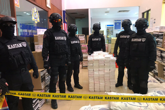 Malaysia bắt giữ lượng ma túy lớn nhất trong lịch sử