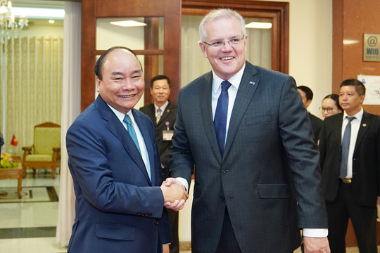 Thủ tướng Australia bày tỏ quan ngại trước các diễn biến trên Biển Đông