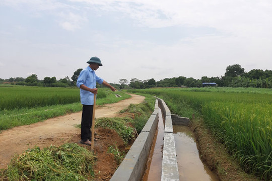 Xã Kim Sơn (thị xã Sơn Tây): Chung sức xây dựng kênh mương nội đồng
