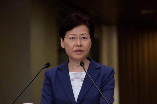 Trưởng Đặc khu Hành chính Hồng Kông rút lại dự luật dẫn độ