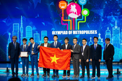 Đoàn học sinh Hà Nội đạt thành tích xuất sắc tại Olympic quốc tế Moscow 2019