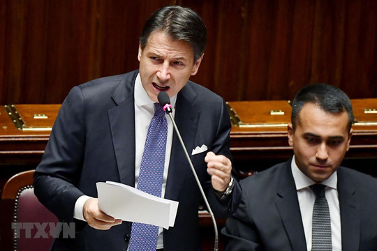 Quốc hội Italia thông qua chính phủ mới do Thủ tướng Conte đứng đầu