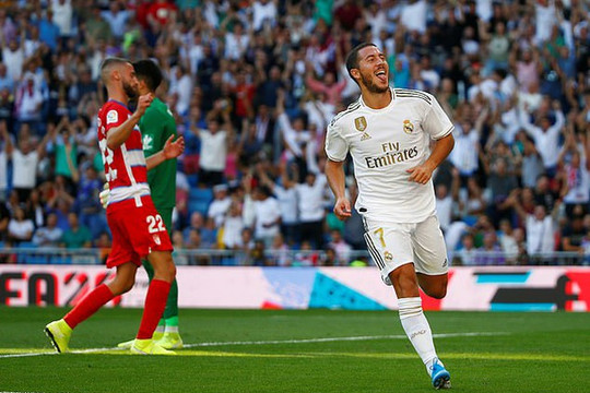 Hazard lập công, Real Madrid tiếp tục dẫn đầu La Liga