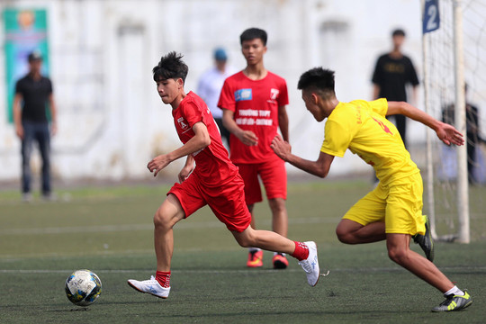 103 trường tranh tài tại Giải Bóng đá học sinh THPT Hà Nội