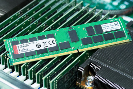 Kingston dẫn đầu trong số các nhà cung cấp bộ nhớ DRAM cho máy tính