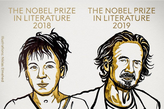 Giải Nobel Văn học 2018 và 2019 được trao cho hai nhà văn Ba Lan và Áo
