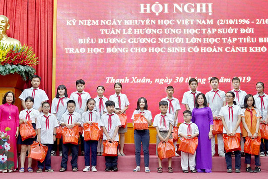 Tỏa sáng công tác khuyến học ở quận Thanh Xuân