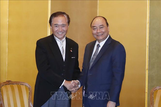 Thủ tướng Nguyễn Xuân Phúc tiếp lãnh đạo một số địa phương, tổ chức Nhật Bản