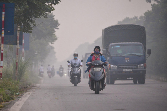 Chất lượng không khí tại Hà Nội ở mức xấu