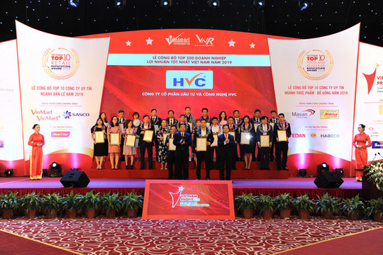 HVC Group nhận chứng nhận vinh danh: Top 500 doanh nghiệp lợi nhuận tốt nhất Việt Nam năm 2019