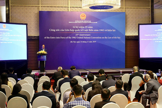Việt Nam quyết tâm cùng cộng đồng quốc tế xây dựng một trật tự công bằng và hợp tác trên biển