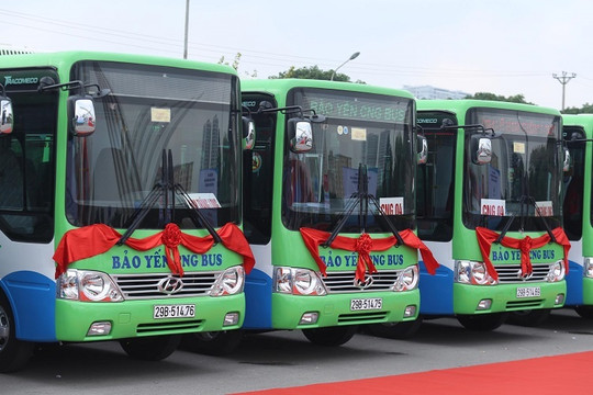 Hà Nội mở thêm 2 tuyến xe buýt sạch, sử dụng khí CNG