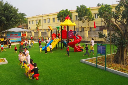 Khánh thành sân chơi cộng đồng của nhân dân xã Đồng Tâm (Mỹ Đức)