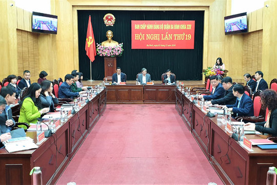 Quận Ba Đình hoàn thành 30 chỉ tiêu về xây dựng Đảng, phát triển kinh tế - xã hội
