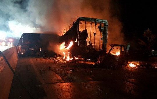 Hàn Quốc: Tai nạn liên hoàn trên cao tốc, ít nhất 7 người tử vong