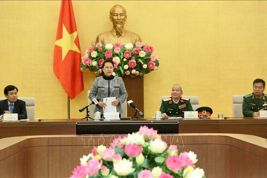 Chủ tịch Quốc hội Nguyễn Thị Kim Ngân gặp mặt cựu chiến binh bộ đội đặc công