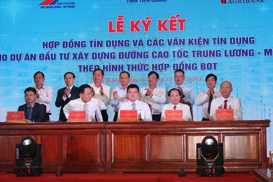 Các ngân hàng cam kết giải ngân vốn vay cho Dự án cao tốc Trung Lương - Mỹ Thuận