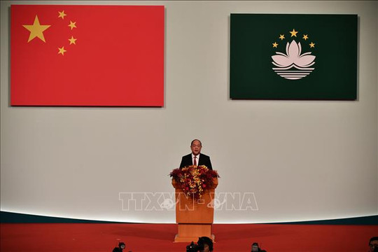 Trưởng khu hành chính đặc biệt Macau tuyên thệ nhậm chức nhiệm kỳ 5