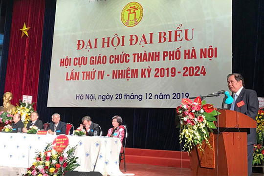 Ông Nguyễn Viết Cẩn làm Chủ tịch Hội Cựu giáo chức thành phố Hà Nội