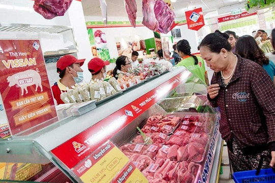 Vận động người dân dùng thịt lợn “mát” thay thế thịt lợn tươi