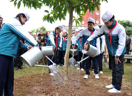 Năm 2020, thị xã Sơn Tây trồng mới 15.000 cây xanh