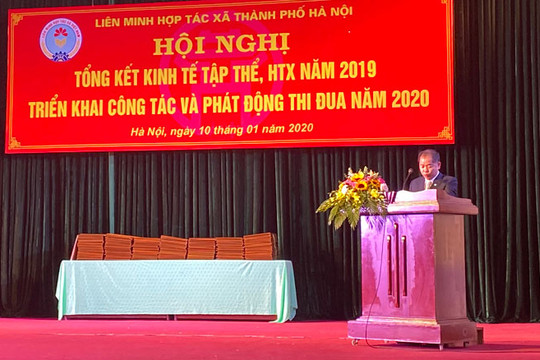 Năm 2020, Liên minh Hợp tác xã Hà Nội phấn đấu thành lập mới 40 hợp tác xã