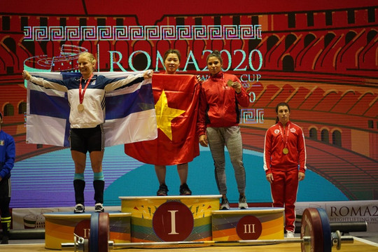 Việt Nam giành 10 Huy chương vàng tại Cúp cử tạ thế giới 2020