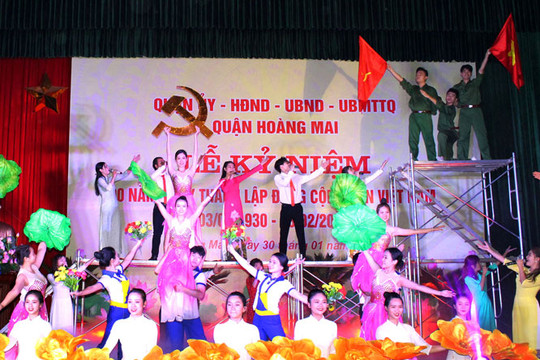 Quận Hoàng Mai kỷ niệm 90 năm Ngày thành lập Đảng Cộng sản Việt Nam