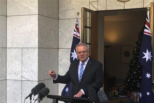 Thủ tướng Australia Morrison bổ nhiệm các bộ trưởng mới
