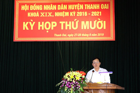 HĐND huyện Thanh Oai: Tăng thời gian và nâng cao chất lượng hoạt động chất vấn