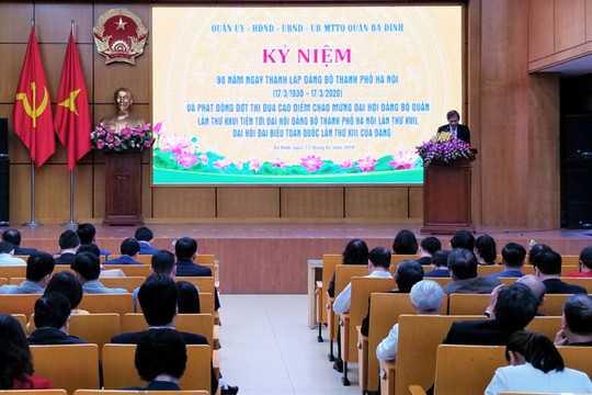 Quận Ba Đình kỷ niệm 90 năm Ngày thành lập Đảng bộ thành phố Hà Nội