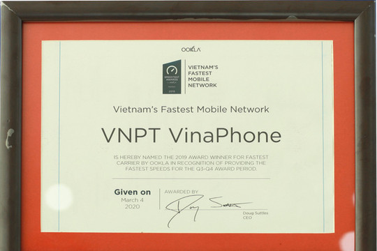 VinaPhone tiếp tục là nhà mạng 3G/4G nhanh nhất Việt Nam