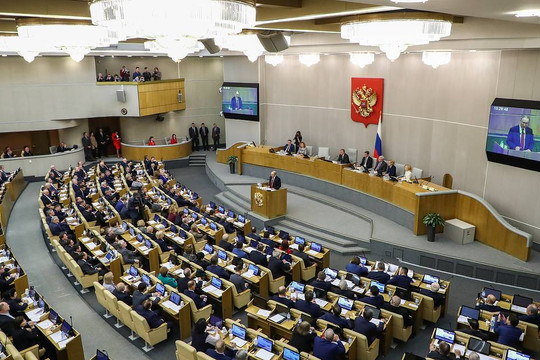 Duma quốc gia Nga thông qua dự luật sửa đổi Hiến pháp