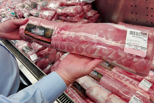 1.500 tấn thịt lợn của Nga đã cập cảng Việt Nam