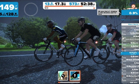 Cuộc đua xe đạp thực tế ảo tranh Cúp truyền hình 2020