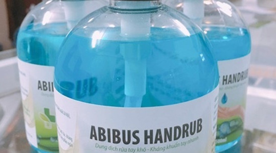 Đình chỉ lưu hành sản phẩm dung dịch rửa tay khô Abibus Handrub
