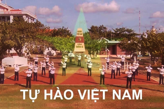 Các chiến sĩ Trường Sa tham gia dự án âm nhạc "Tự hào Việt Nam"