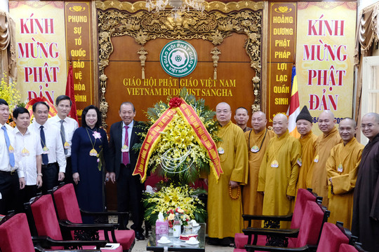 Lãnh đạo Đảng, Nhà nước và thành phố Hà Nội chúc mừng Đại lễ Phật đản 2020 - Phật lịch 2564