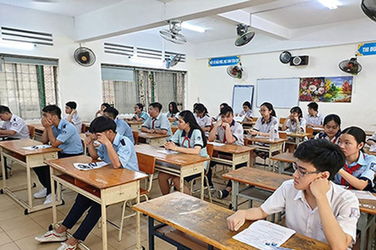Ngày 16-7: Thành phố Hồ Chí Minh tổ chức kỳ thi vào lớp 10