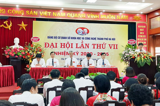 Đồng chí Nguyễn Hồng Sơn tiếp tục được bầu là Bí thư Đảng ủy cơ quan Sở KH-CN Hà Nội