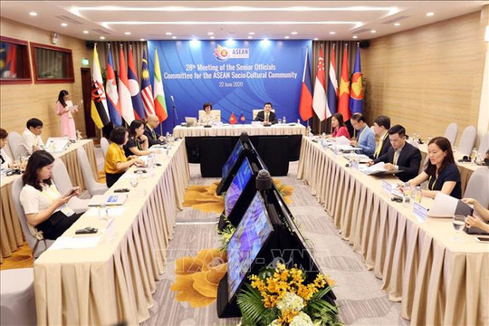 Hội nghị trực tuyến quan chức cấp cao phụ trách Cộng đồng Văn hóa - xã hội ASEAN