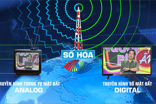 Ngừng phát sóng truyền hình analog các trạm phát lại tại 21 tỉnh từ 0h ngày 1-7