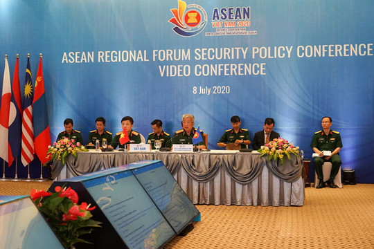 Hội nghị trực tuyến Chính sách an ninh Diễn đàn khu vực ASEAN khai mạc tại Hà Nội