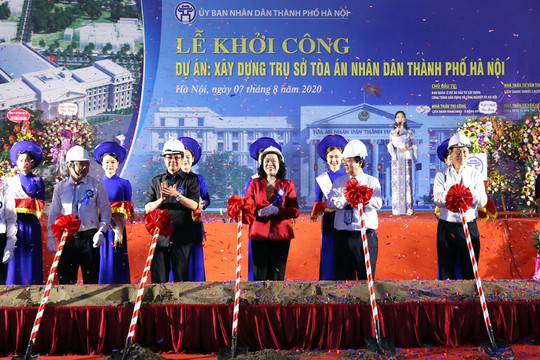 Khởi công dự án xây dựng trụ sở Tòa án nhân dân thành phố Hà Nội