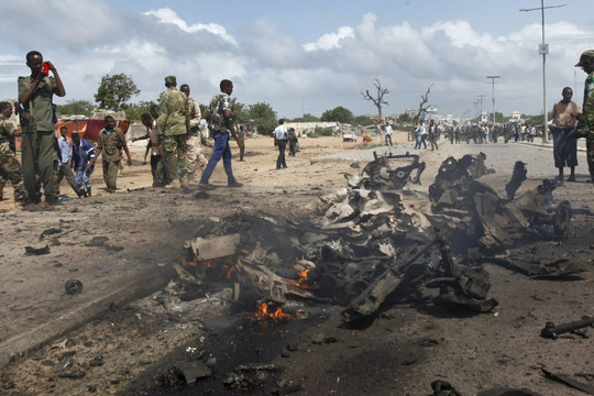 Nổ lớn tại thủ đô của Somalia, hơn 22 người thương vong