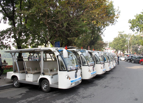 Hà Nội: Nghiên cứu nhân rộng mô hình thí điểm xe điện phục vụ du lịch