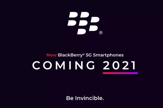 BlackBerry sẽ trở lại thị trường điện thoại thông minh với sản phẩm 5G và bàn phím vật lý