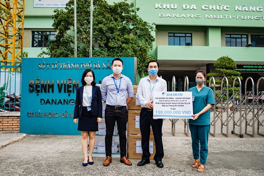 Daikin Việt Nam chung tay hỗ trợ Bệnh viện Đa khoa Đà Nẵng chống dịch Covid-19