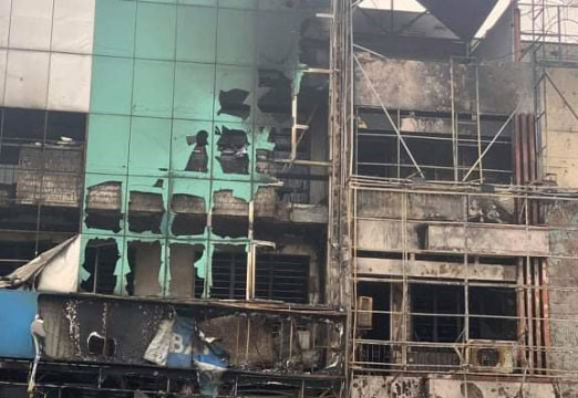 Cháy Phòng giao dịch Ngân hàng Eximbank tại quận Gò Vấp